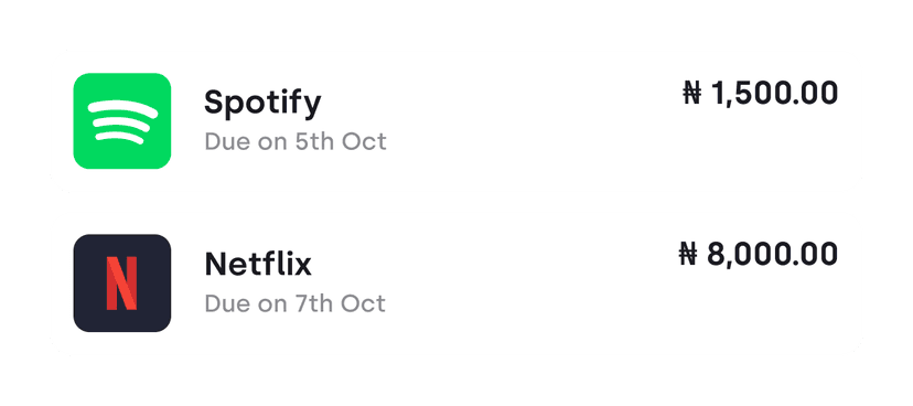 Payment reminders feature