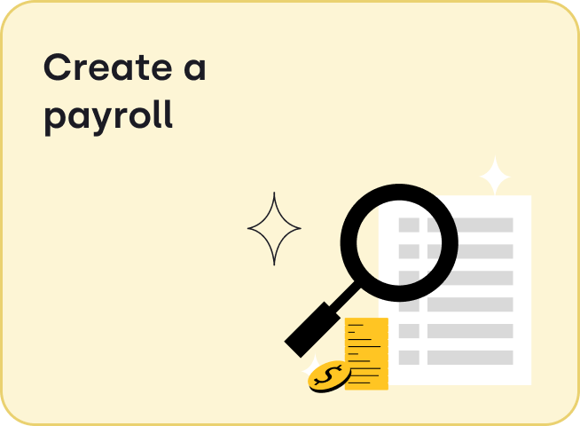Create a payroll