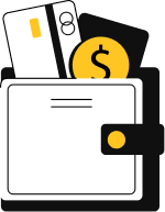 Your money is in your wallet, not ours