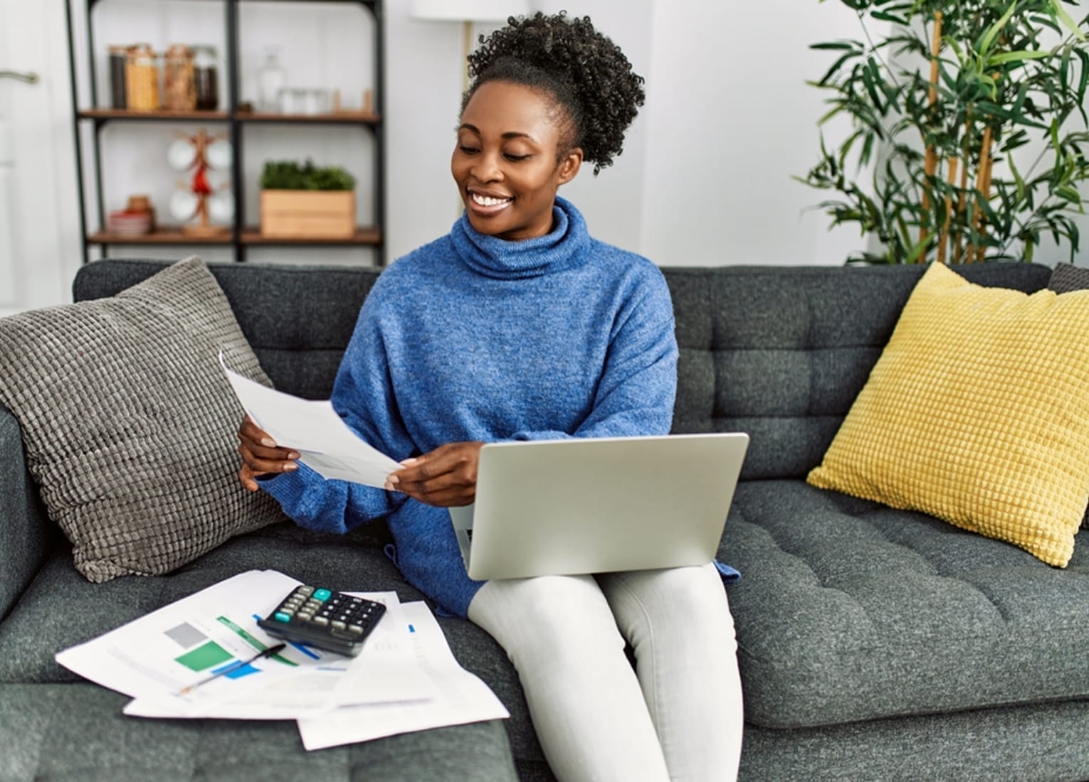 Personal finance insights dashboard showing account linking and spending analysis